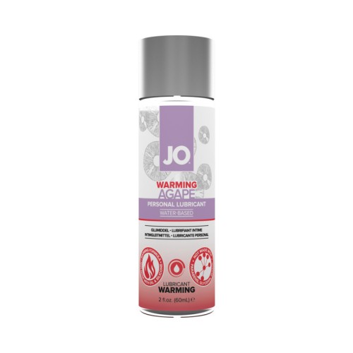 Lubricante Acuoso Calentador JO Agape para Piel Sensible