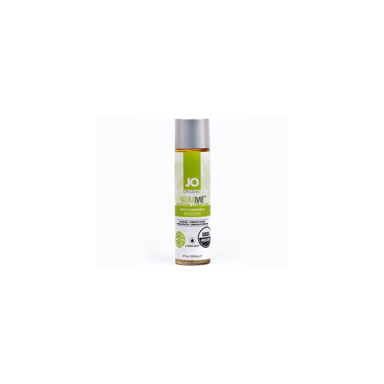 Lubricante a Base de Agua Orgánico JO NaturaLove USDA 4 oz.