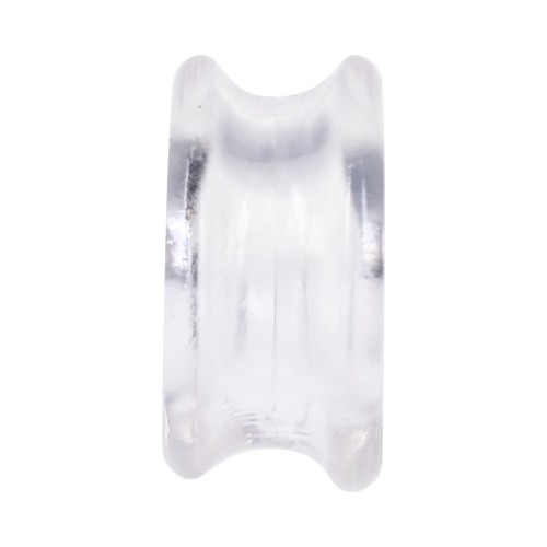 Anillo Convexo Transparente Rock Solid