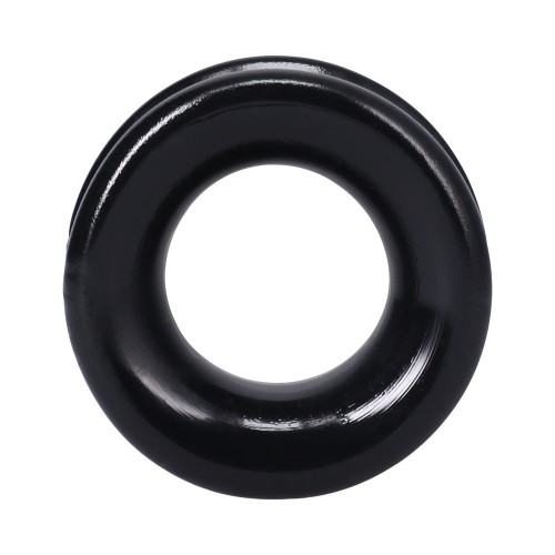 Anillo C Convexo Negro Rock Solid en Clamshell