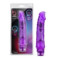 B Yours Vibe 6 Dildo Vibrador Realista Púrpura