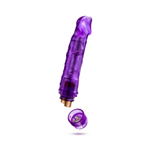 B Yours Vibe 6 Dildo Vibrador Realista Púrpura