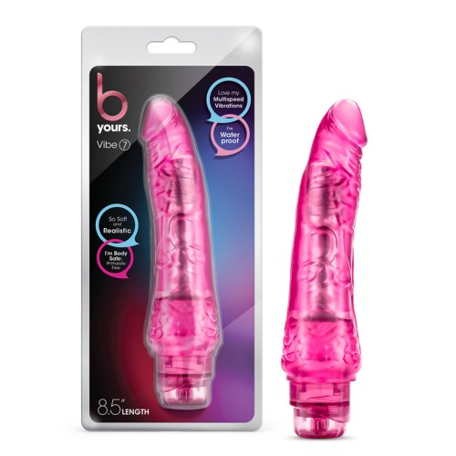 B Yours Vibe 7 Dildo Vibrador Realista