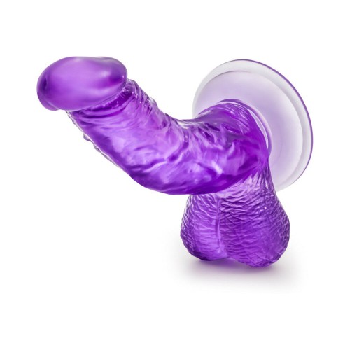 B Yours Sweet 'n Hard 8 Dildo Realista de 6.5 in. con Bolas Morado