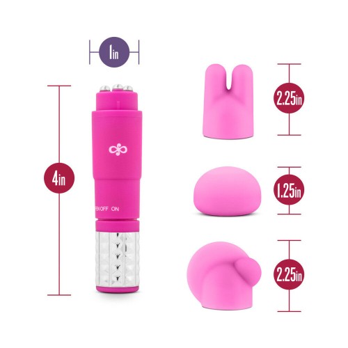 Rose Revitalize Massage Kit with Mini Vibrator & Attachments