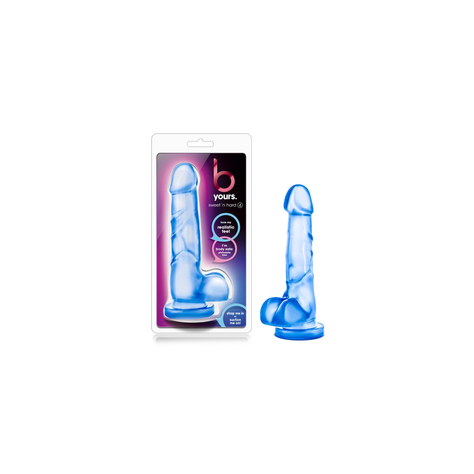 B Yours Sweet 'n Hard 7 in. Realistic Dildo with Suction Cup