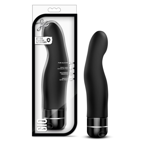 Vibrador de Silicona G-Spot Luxe Gio Negro