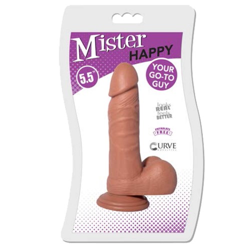 Dong de PVC Realista Mister Happy para Placer Máximo