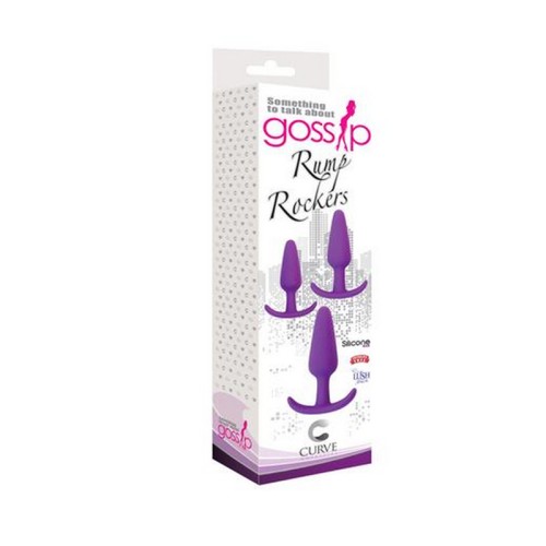 Gossip Rump Rockers Set de Entrenamiento de Plug Anal 3-Pieza