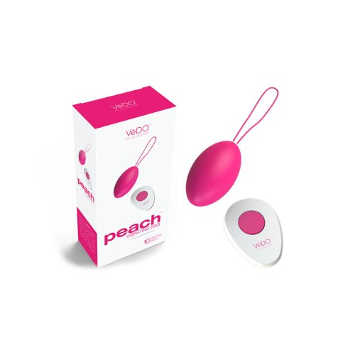 VeDO Peach Rechargeable Egg Vibe