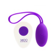 Huevo Vibrador Recargable VeDO Peach - Into You Indigo