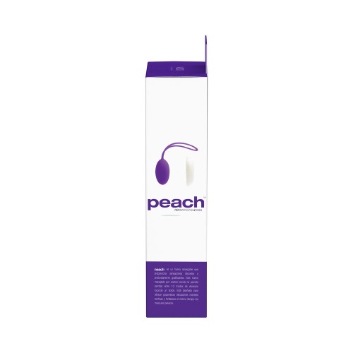 VeDO Peach Rechargeable Egg Vibe - Into You Indigo