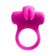 Anillo Vibrador Recargable VeDO Frisky Bunny - Púrpura Perfecto