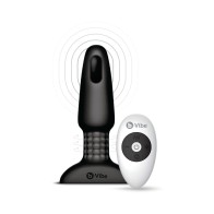 b-Vibe Rimming 2 Plug Anal Rotatorio y Vibrante con Control Remoto Negro