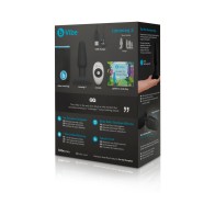 b-Vibe Rimming 2 Plug Anal Rotatorio y Vibrante con Control Remoto Negro