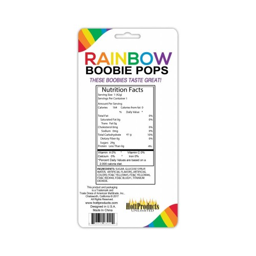 Rainbow Boobie Candy Pop