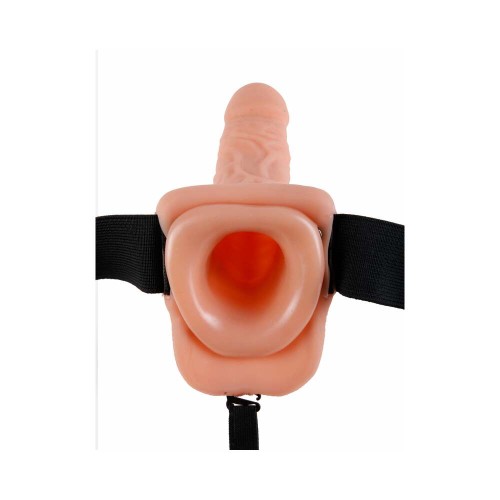 Pipedream Fetish Fantasy 7 in. Vibrating Hollow Strap-On for Couples