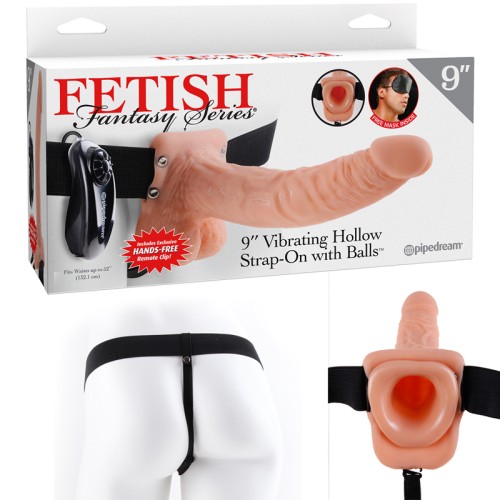 Pipedream Fetish Fantasy Vibrating Hollow Strap-On