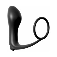 Colección Anal Fantasy Ass-Gasm Anillo Vibrador y Plug Negro