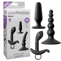 Colección de Fantasía Anal Pipedream 3 Piezas Pack de Fiesta Anal Negro