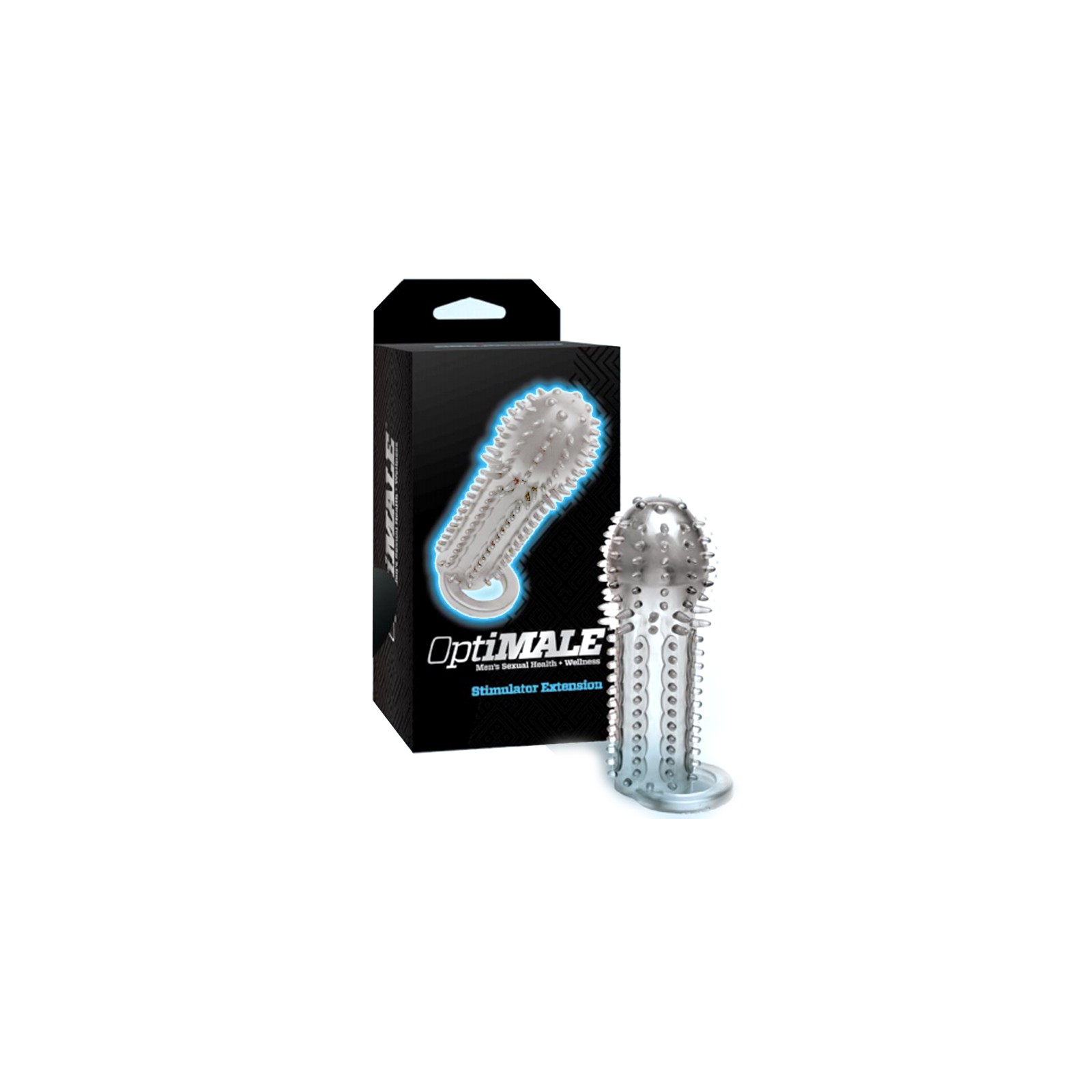 OptiMale Clear Stimulator Extension for Enhanced Pleasure