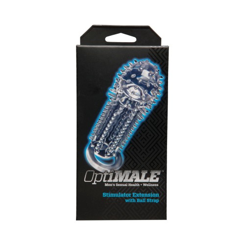 OptiMale Clear Stimulator Extension for Enhanced Pleasure