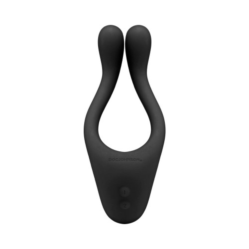 Vibrador y Anillo para Pene Tryst Negro