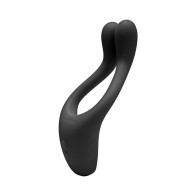 Vibrador y Anillo para Pene Tryst Negro