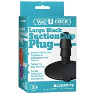 Plug Grande Negro con Succión Vac-U-Lock