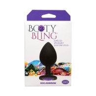 Bling de Trasero Grande Morado Para Juego Glamuroso