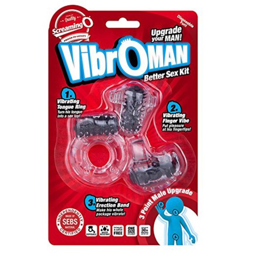 Screaming O VibrOman - Kit de Vibradores para Parejas