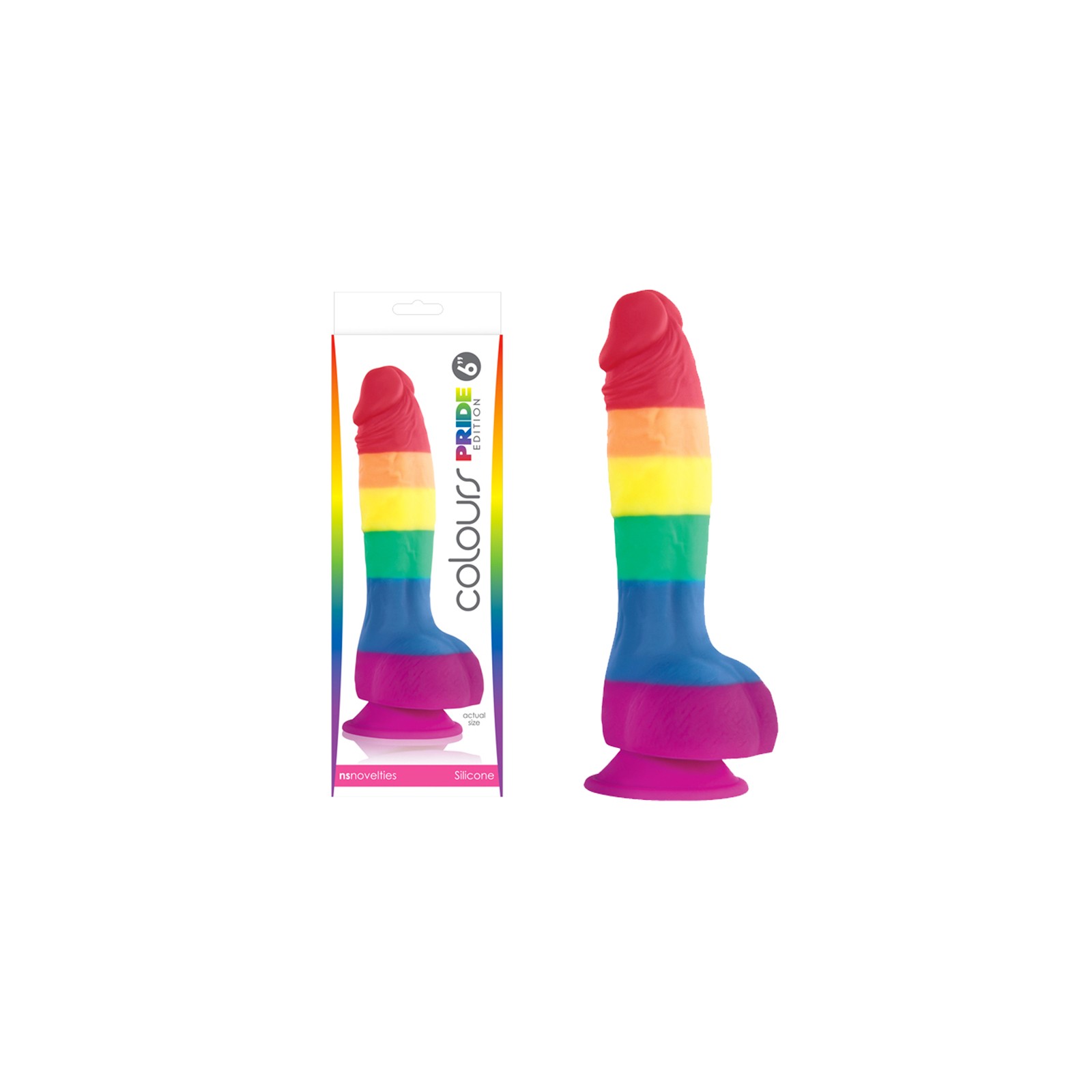 Dildo Colours Pride Edition de 6 pulgadas