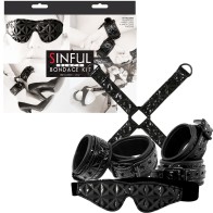 Kit de Bondage Sinful de Vinilo