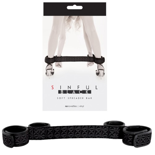 Sinful Vinyl Soft Spreader Bar for Bondage Fun