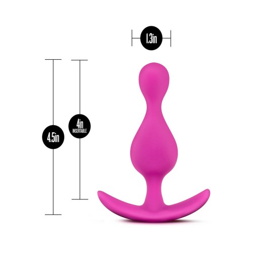 Luxe Explore Pink Silicone Anal Plug