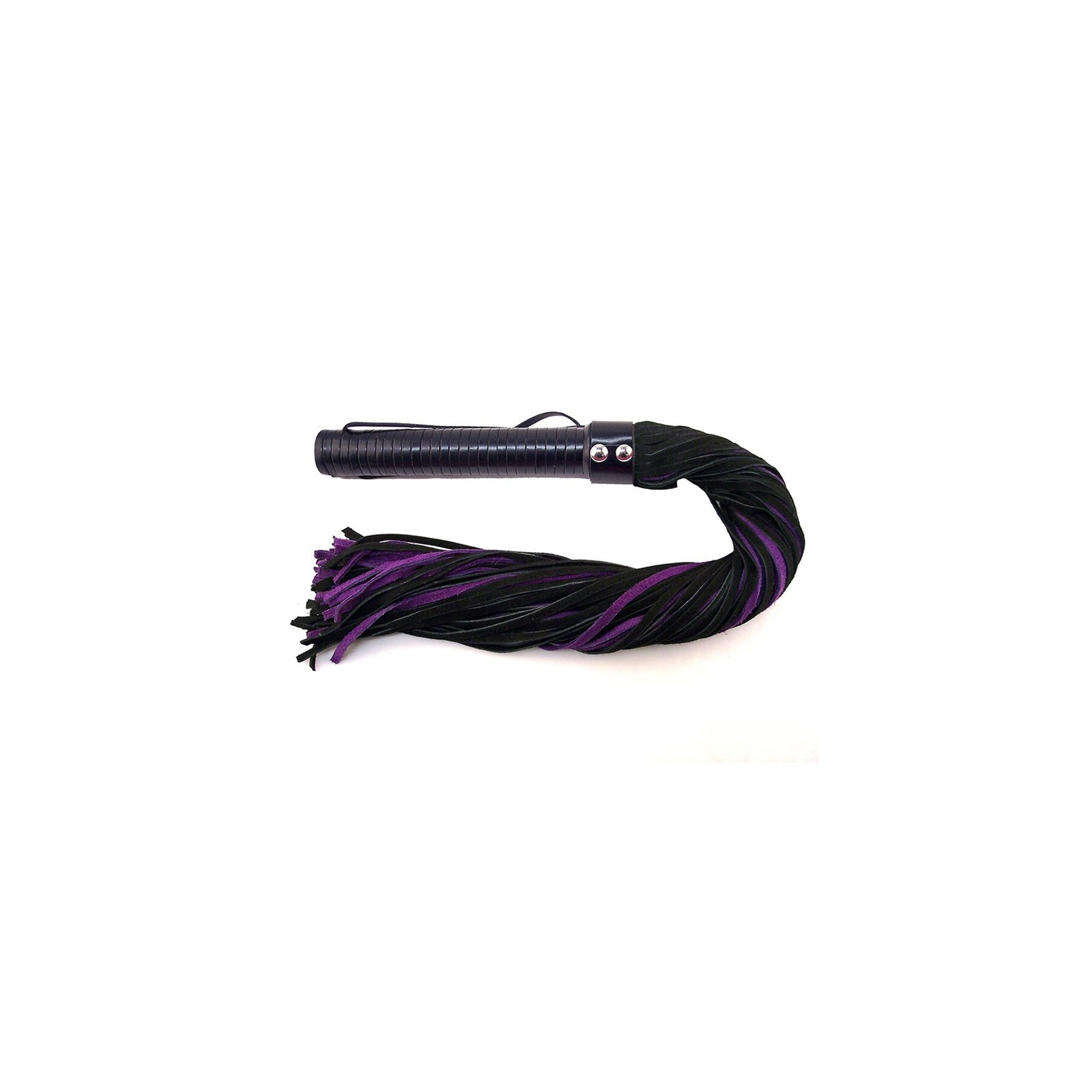 Rouge Suede Flogger with Leather Handle