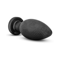 Spark Large Silicone Anal Plug - Carbon Fiber