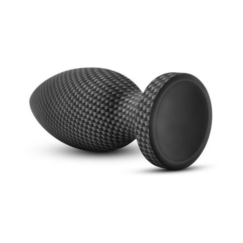 Spark Large Silicone Anal Plug - Carbon Fiber