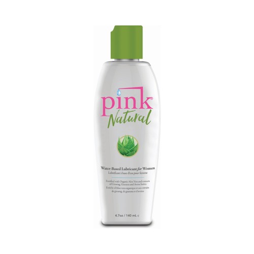 Pink Natural Water-Based Lubricant for Comfort and Pleasure