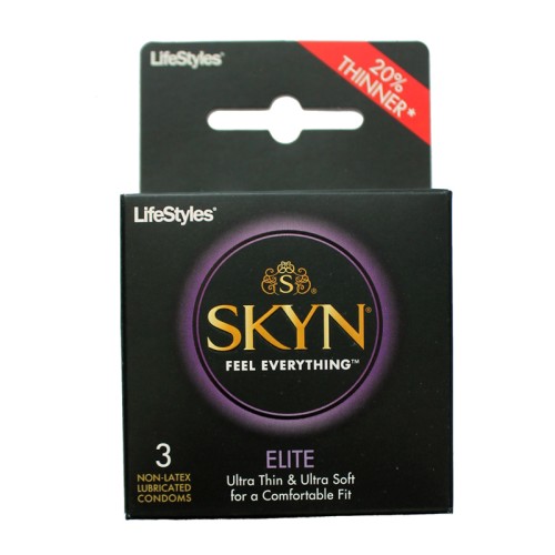 Condones LifeStyles SKYN Elite Paquete de 3