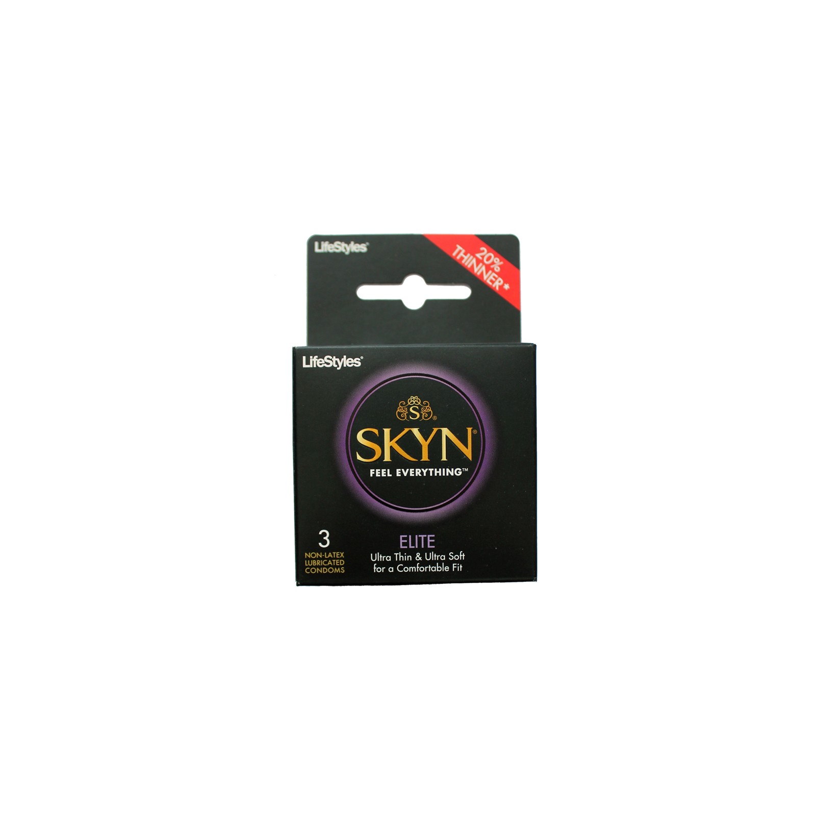 Condones LifeStyles SKYN Elite Paquete de 3