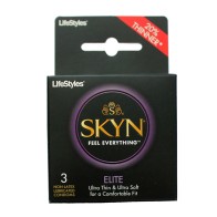 LifeStyles SKYN Elite Condoms Pack of 3