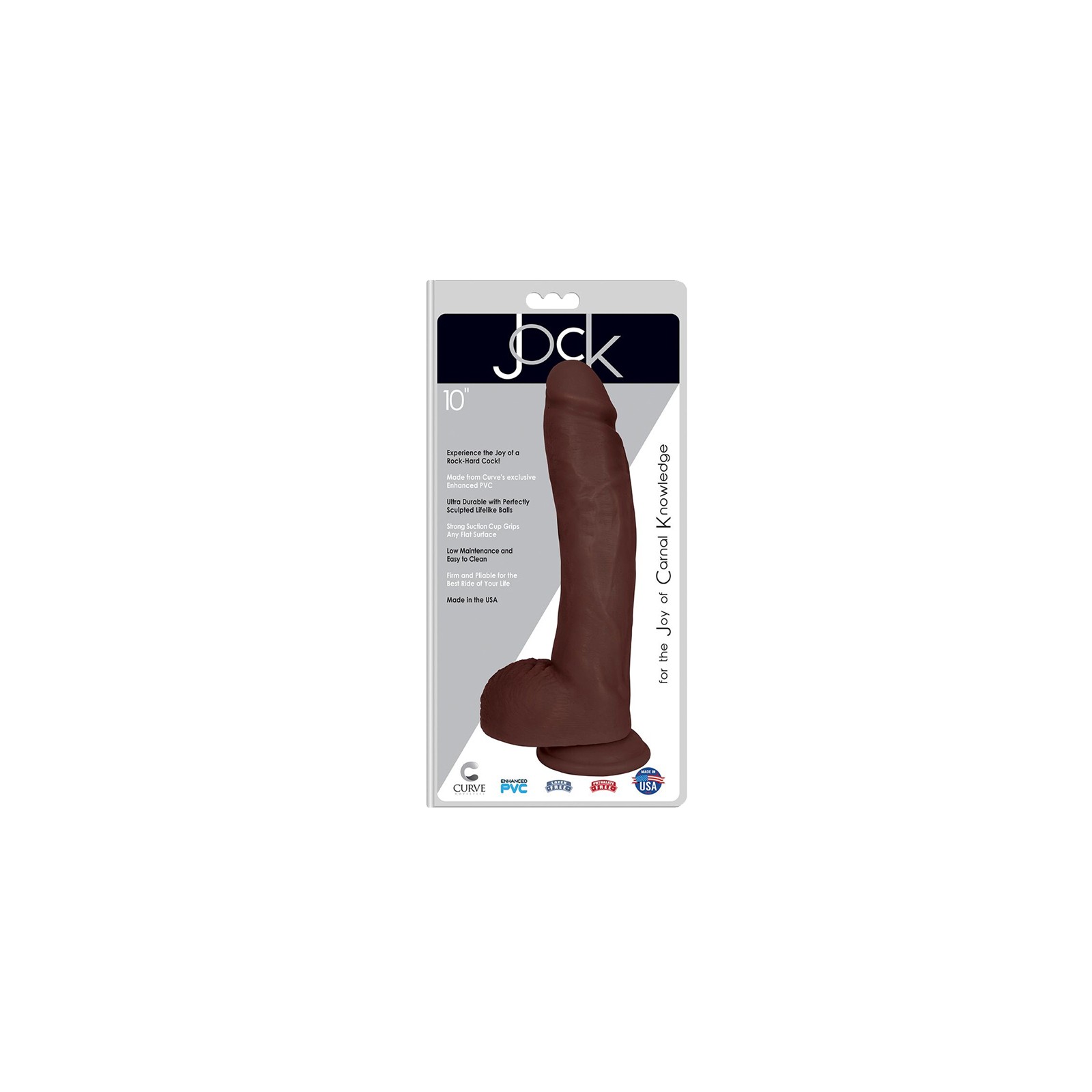 Curve Toys Jock 10 in. Dildo - Realistic Pleasure Experience