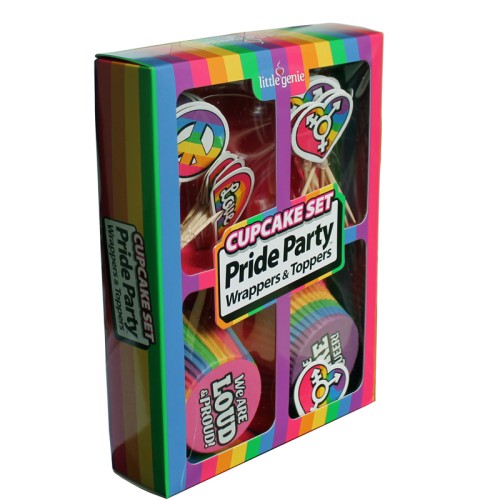 Pride Party Cup Cake Set for Festive Celebrations