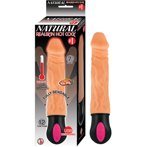 Natural Realskin Hot Cock Vibrating Dong for Realistic Pleasure