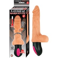 Dong Vibrante Natural Realskin Hot Cock #2 Claro