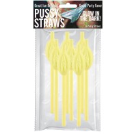 Glow in the Dark Pussy Straws for Fun Occasions