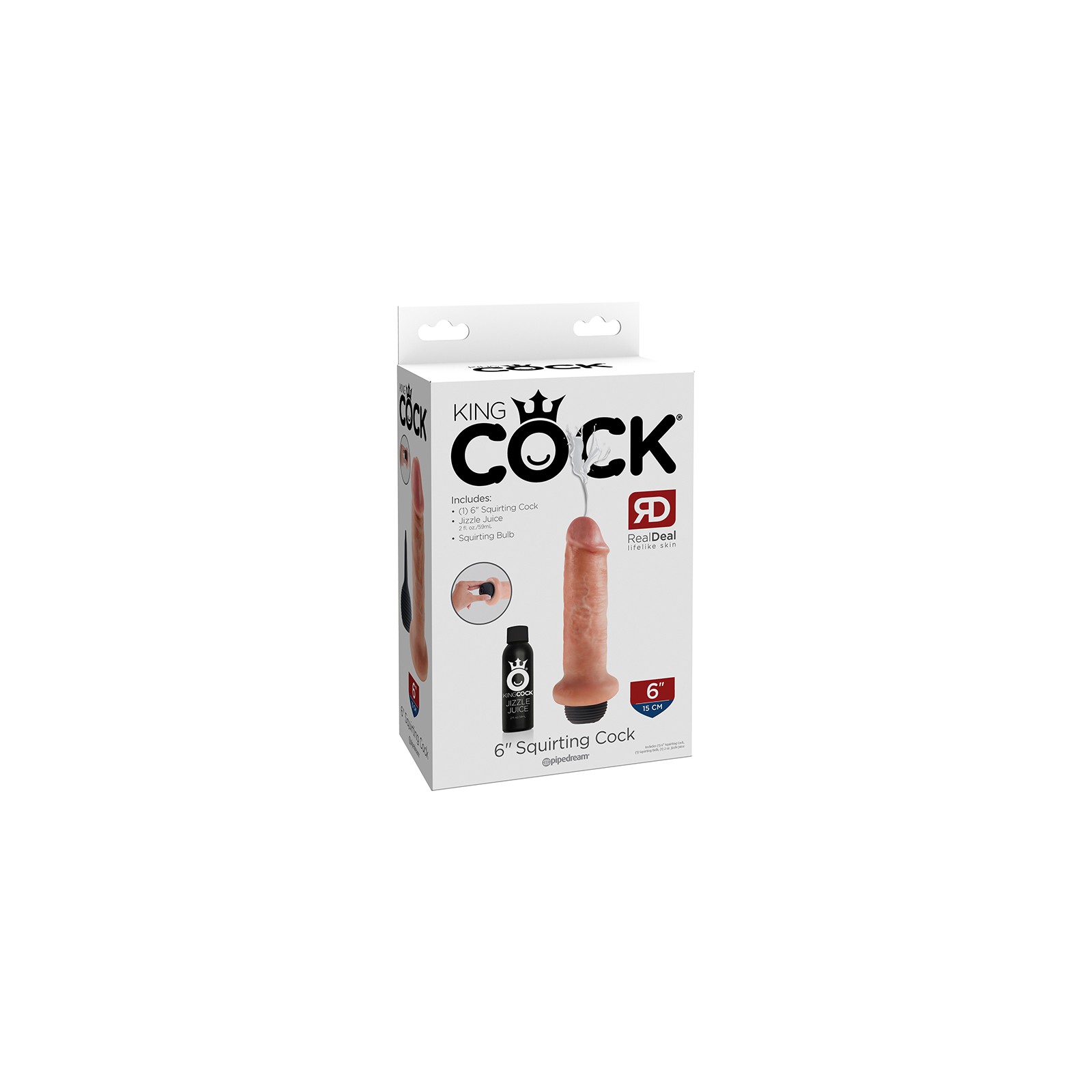 Dildo Realista Pipedream King Cock de 6"