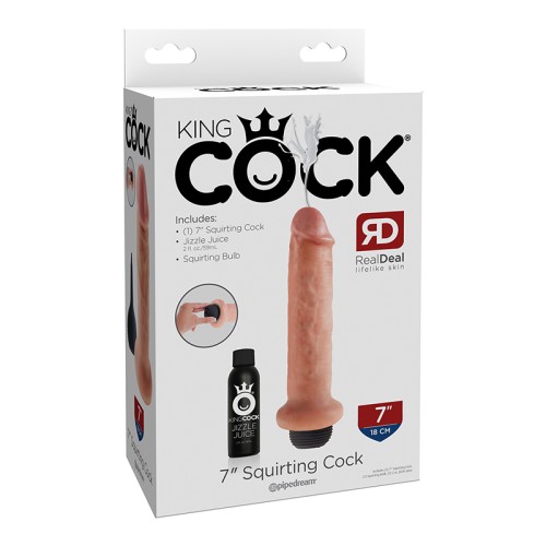 Dildo que Eyacula King Cock de 7 in.