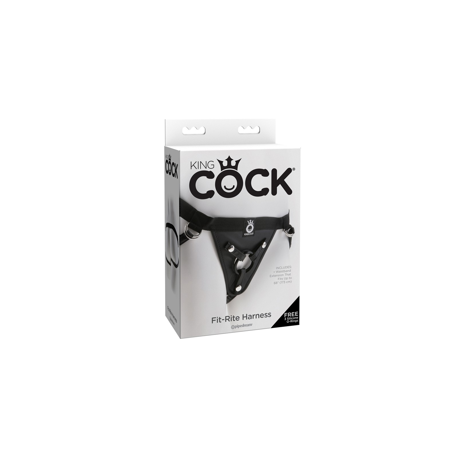 Pipedream King Cock Adjustable Harness Black